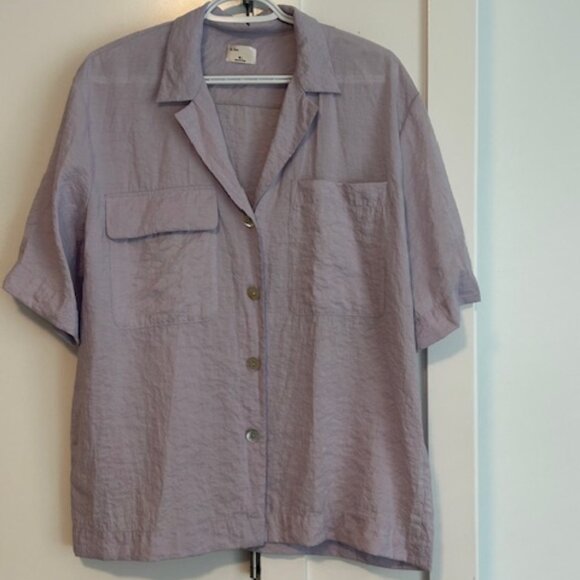 Wilfred Crepe Button Up Top - Picture 2 of 4